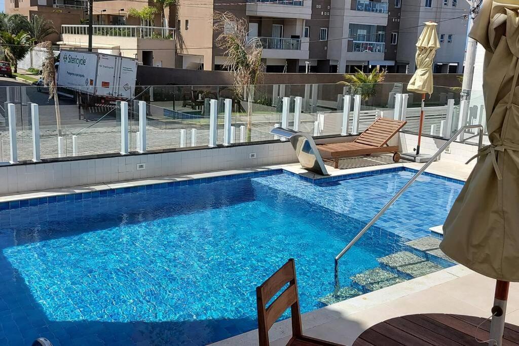 Ap, Condominio, Vista Do Mar, Piscina, Estacionamento Itanhaém Eksteriør bilde