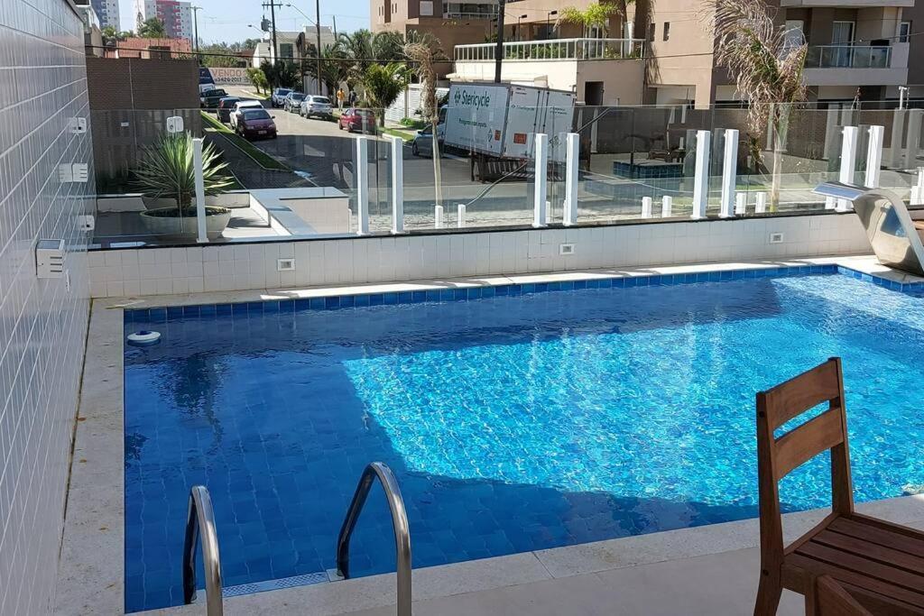 Ap, Condominio, Vista Do Mar, Piscina, Estacionamento Itanhaém Eksteriør bilde