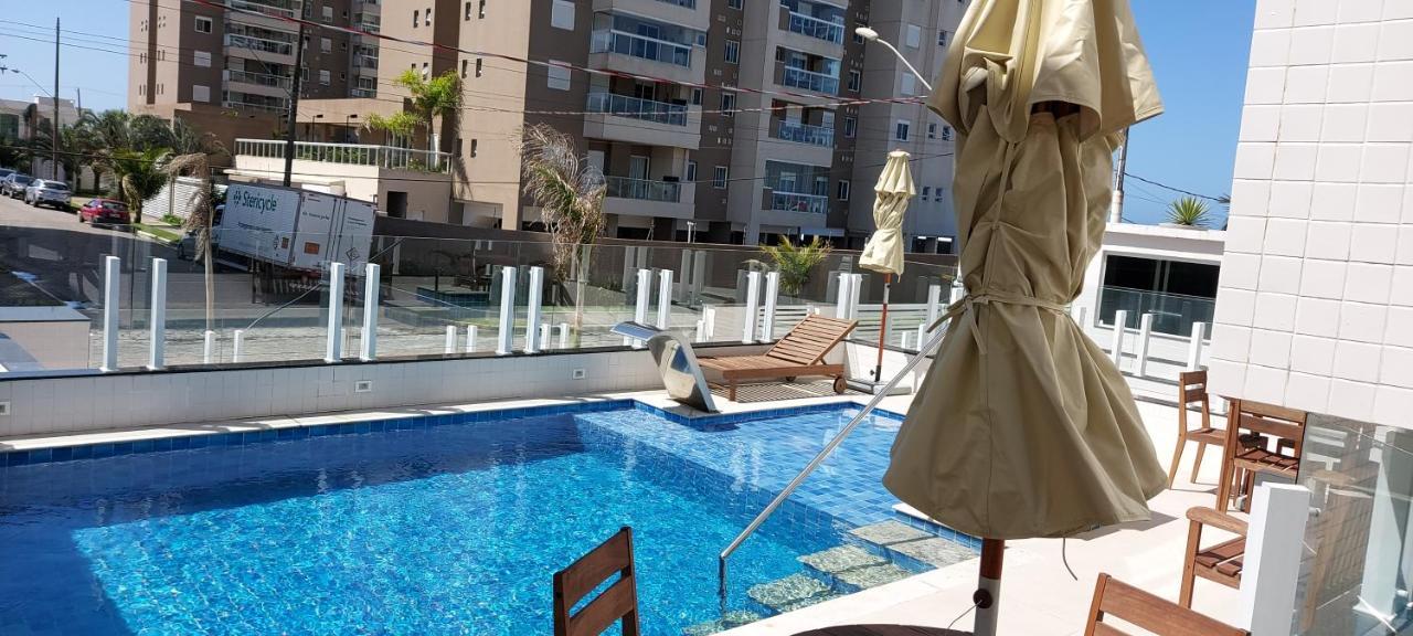 Ap, Condominio, Vista Do Mar, Piscina, Estacionamento Itanhaém Eksteriør bilde